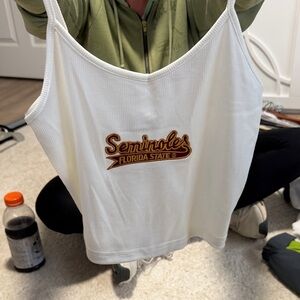 Seminoles Florida State Women's White Tank Top